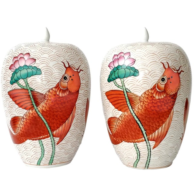 Large Ginger Jar Pair For Sale - Image 11 of 11