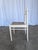 Vintage Dining Chair in White Beech Wood and Brown Leather Look Seat, 1970s For Sale - Image 12 of 18