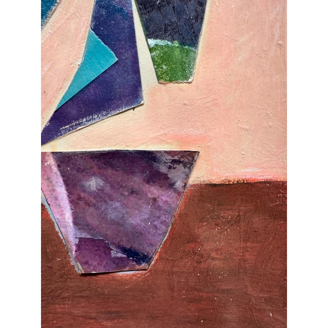 "Free Woman 4" Original Mixed-Media Collage on Paper by Zac Woodiel For Sale In Little Rock - Image 6 of 10