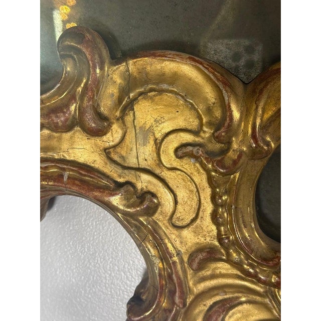 Pair of Italian Rococo Revival Giltwood Mirrors, Circa 1850–1870 For Sale - Image 12 of 18