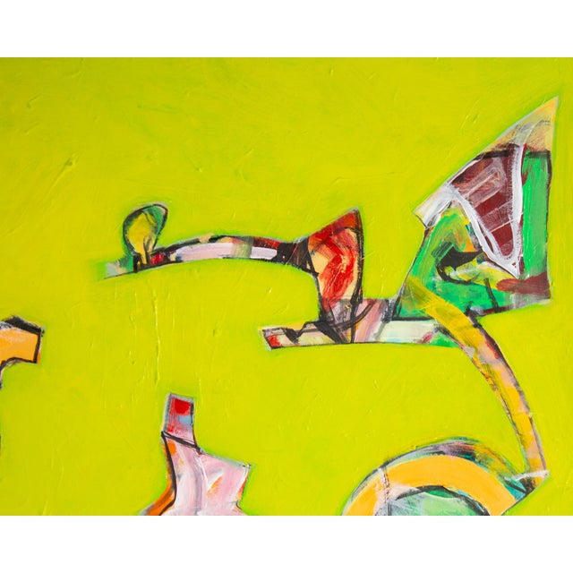 Abstract Mixed Media Painting by James L. Bruch For Sale - Image 4 of 9