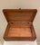 Vintage Ralph Lauren Style Solid Wood Desk / Document Storage Box C.1940s For Sale - Image 10 of 11