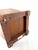 Brown Mid 20th Century Walnut Wastebasket With Sculpted Handles and Stepped Base For Sale - Image 8 of 11