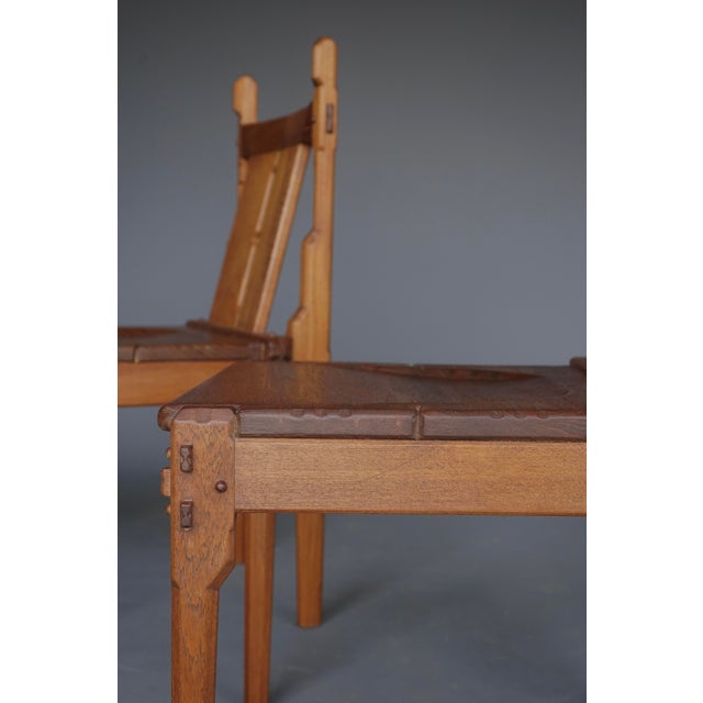 Dutch Traditionalist Amsterdam School Side Chairs by Alexander Kropholler, 1930s, Set of 2 For Sale - Image 14 of 18