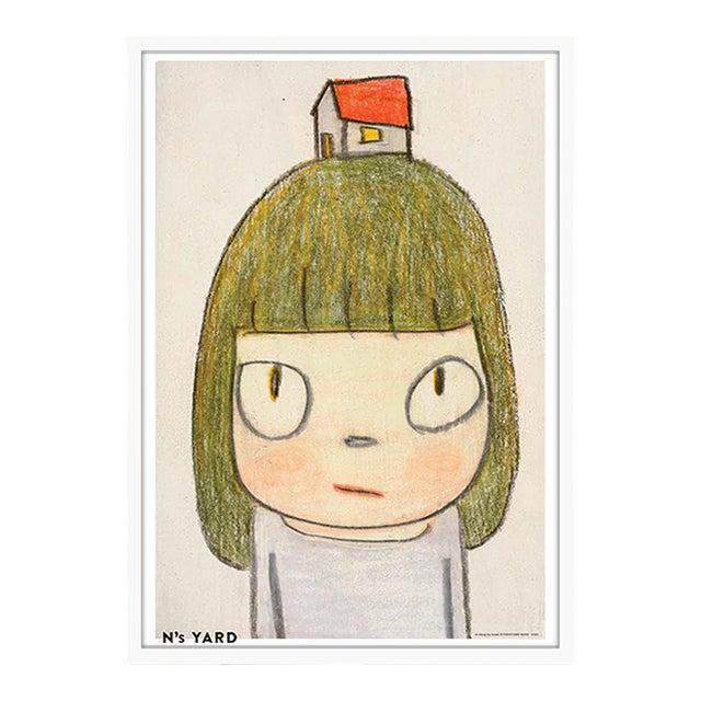 Yoshitomo Nara, Thinking My Home, 2021 - White Frame For Sale