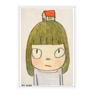 Yoshitomo Nara, Thinking My Home, 2021 - White Frame