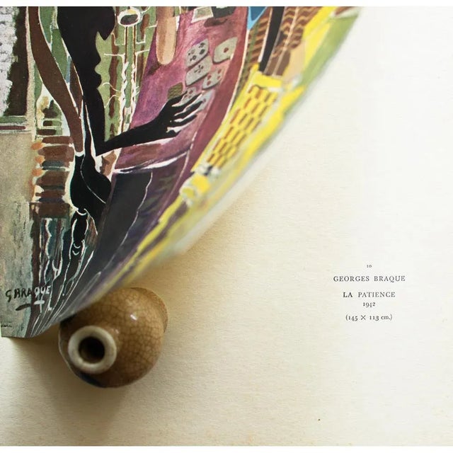 Georges Braque 1940s After Georges Braque "The Patience", First Edition Period Cubist Swiss Lithograph For Sale - Image 4 of 8