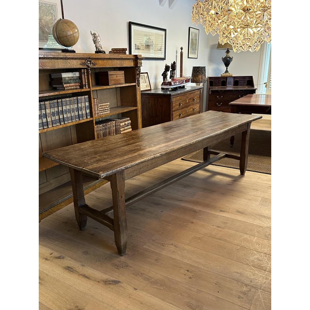 Large French Antique Farmhouse Table For Sale - Image 13 of 16