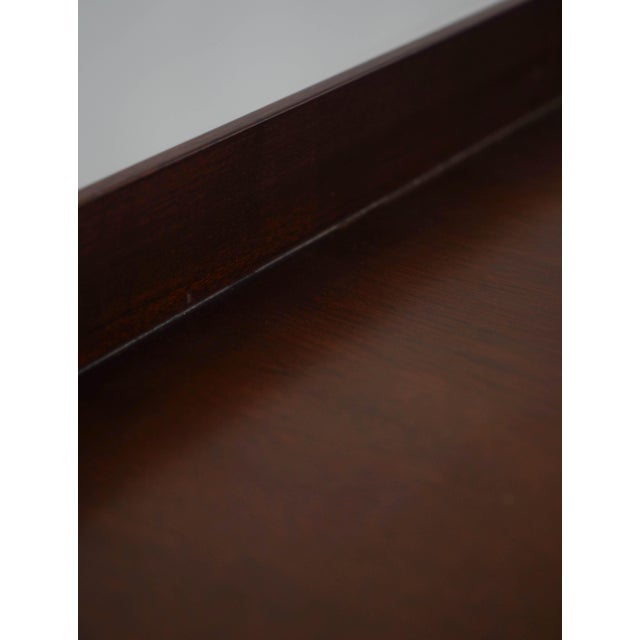 Baker Mahogany 1 Drawer Library End Table For Sale - Image 12 of 18