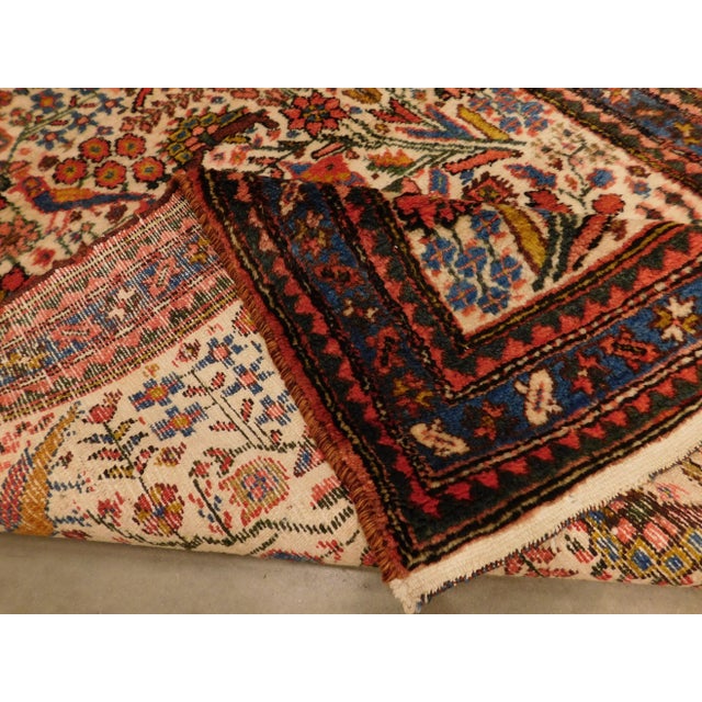 Vintage Handknotted Persian Runner Rug 3'x 9' For Sale - Image 11 of 13