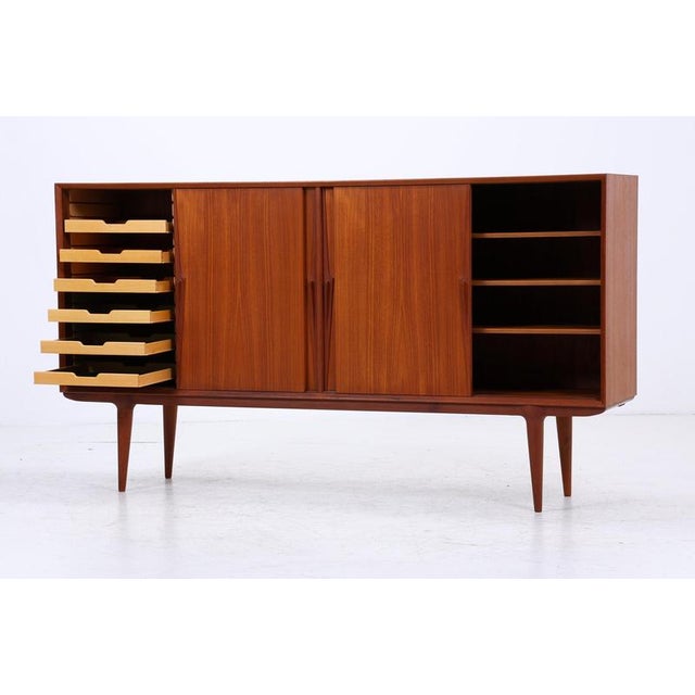 Vintage Teak Highboard by Omann Jun, 1960s For Sale - Image 6 of 18