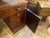 Antique Mahogany Partner Desk Brown Leather Made in England Circa 1880 For Sale In West Palm - Image 6 of 7