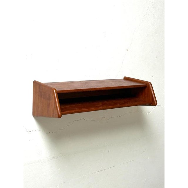 Aksel Kjersgaard Model 24 Wall Shelves in Teak by Kai Kristiansen for Aksel Kjersgaard, 1960s, Set of 2 For Sale - Image 4 of 10