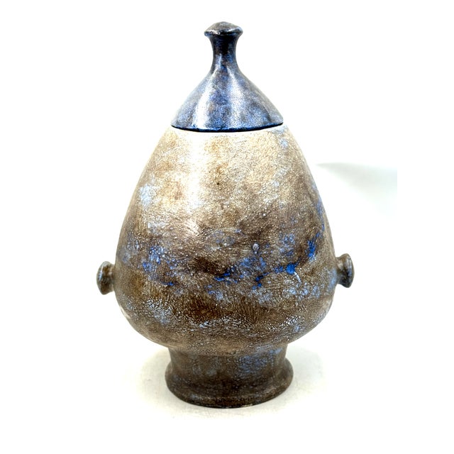 Large Fountain Vinegar Cruet by Les 2 Potiers, 1960s For Sale - Image 3 of 9