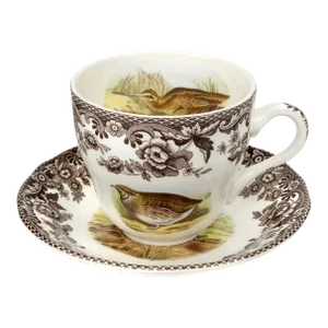 Spode Woodland Teacup and Saucer