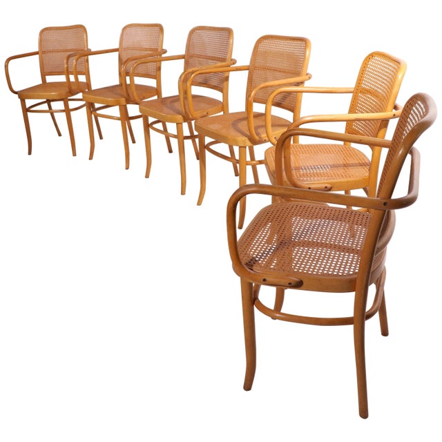 Bentwood Chairs by Hoffman for Stendig - Set of 6 For Sale - Image 9 of 9