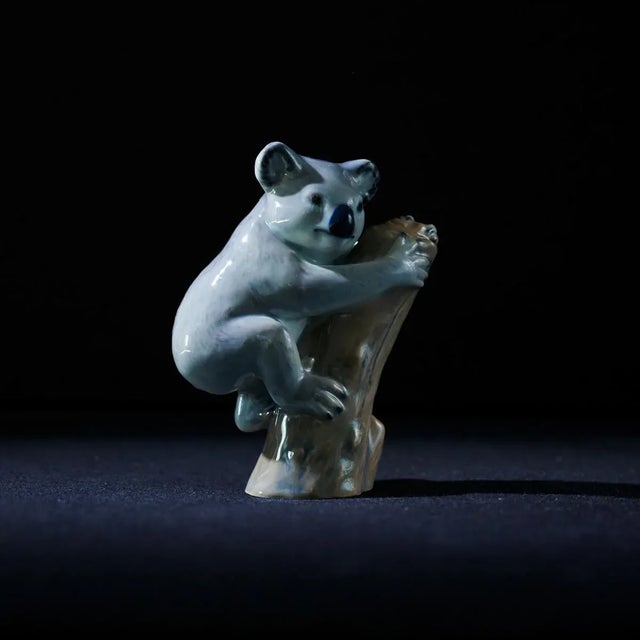 Porcelain Koala Bear Figurine from Copenhagen B&G For Sale - Image 3 of 4