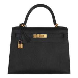 Black Epsom Sellier Kelly 28 GHW