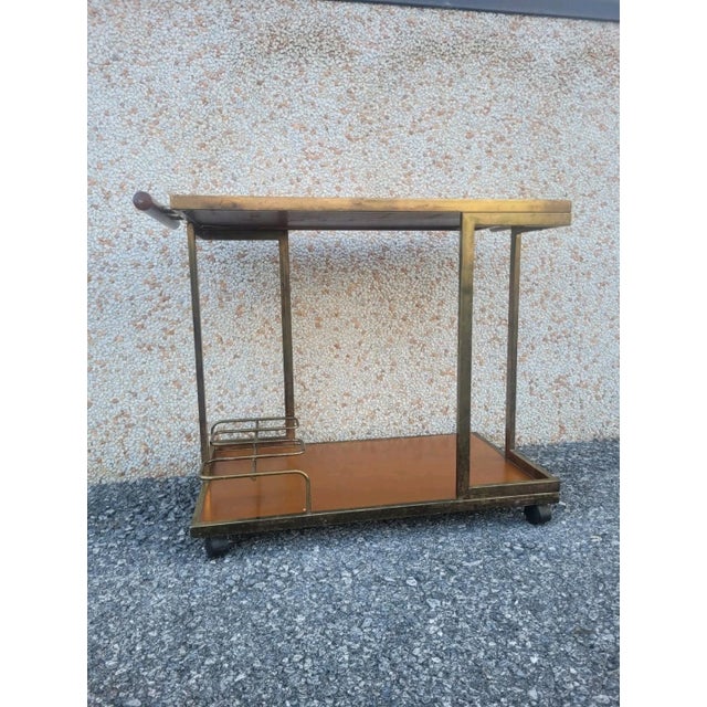 Mid-Century Bar Cart, 1950s For Sale - Image 3 of 12