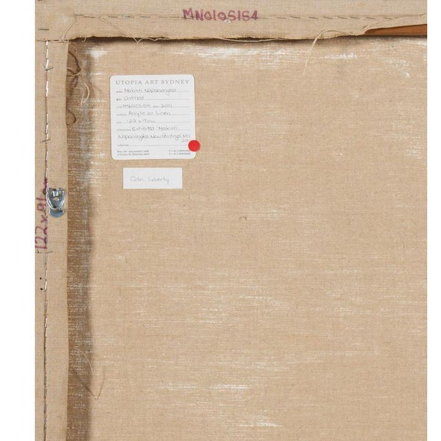 Australian Aboriginal Painting by Makinti Napanangka for Papunya Tula For Sale - Image 11 of 13