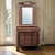 Crafted in France during the first half of the 19th century, this elegant Empire period chest with its original mirror...
