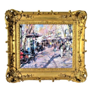 Juan Collado Y Anton, La Rambla, c.1990 For Sale