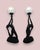 1980s Pair of Neo-Art Deco Nude Lady Figurine Lamps From the For Sale - Image 10 of 10