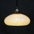 French Clichy Yellow Glass Pendant Lamp For Sale - Image 4 of 8