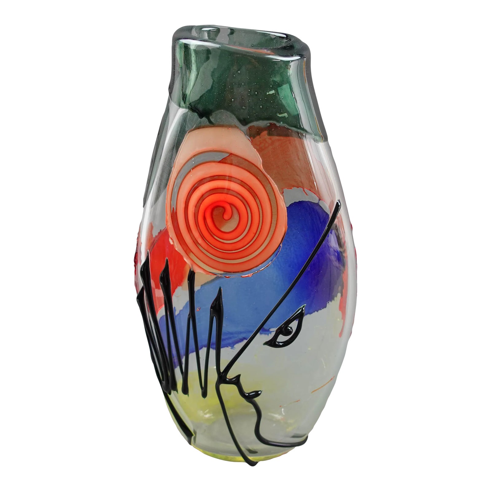 アート・デザイン・音楽 Vasi Comunicanti & Nuova Ceramica Mario Badioli Italy 1940 Signed Murano Art Glass Abstract