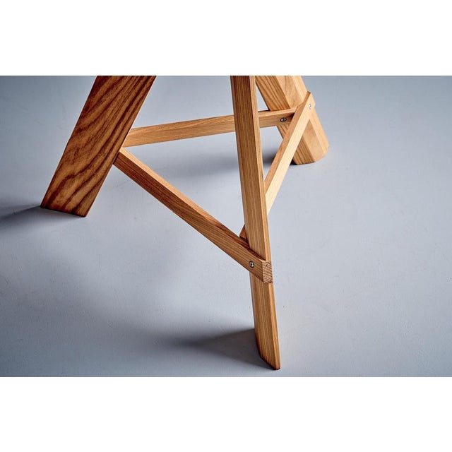 S31 C Tabouret Round Bar Stools by Pierre Chapo, France, 2010s, Set of 3 For Sale - Image 10 of 14