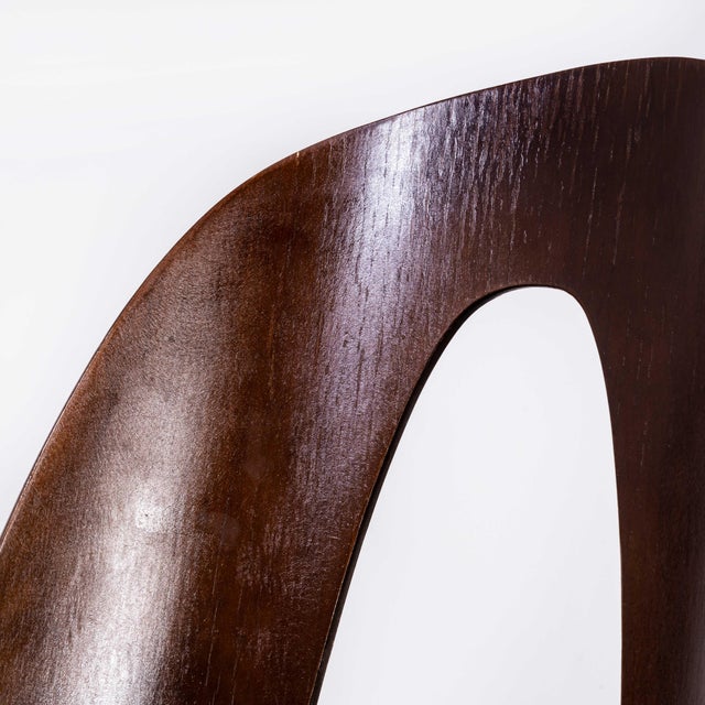 Brown Dining Chairs by Antonin Suman for Ton, 1960s, Set of 4 For Sale - Image 8 of 10