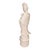 Vintage Blanc De Chine Porcelain Guanyin Figure Holding Lotus For Sale - Image 4 of 7