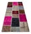 Textile Hand-Knotted Turkish Rug Handstitched Vibrant Pink & Red Floor Art Room Decor - 2'11" X 6'5" For Sale - Image 7 of 18