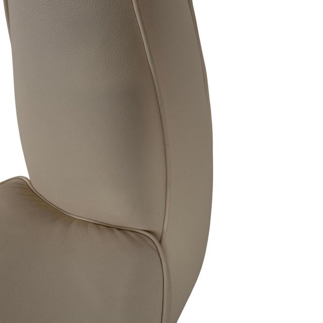 Leather Rocky Chairs in Cream Beige from Bretz, Set of 4 For Sale - Image 4 of 15