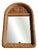 Vintage French Mirror in Natural Rattan with Twisted Braid, 1970-1980 For Sale