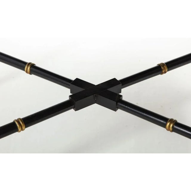 Traditional Back Lacquer and Gilt Tray Table For Sale - Image 3 of 11