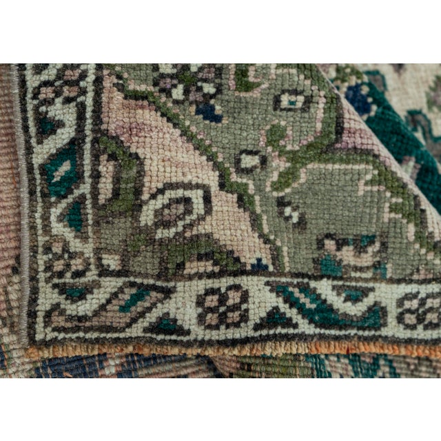 Textile Turkish Vintage Rug 3'2" x 11'8" #20720 For Sale - Image 7 of 8