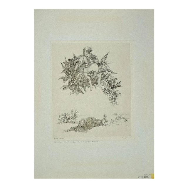 Leo Guida, In the Desert, Etching, 1972 For Sale