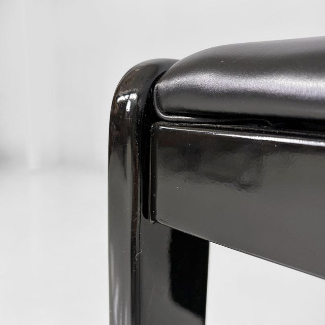 Italian Modern Chairs attributed to Pierluigi Molinari for Pozzi, 1970s, Set of 4 For Sale - Image 12 of 16