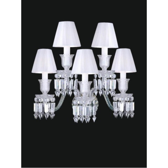 Collection Regina Floor Lamp in Metal and Crystal by Jago For Sale - Image 4 of 17