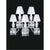 Collection Regina Floor Lamp in Metal and Crystal by Jago For Sale - Image 4 of 17