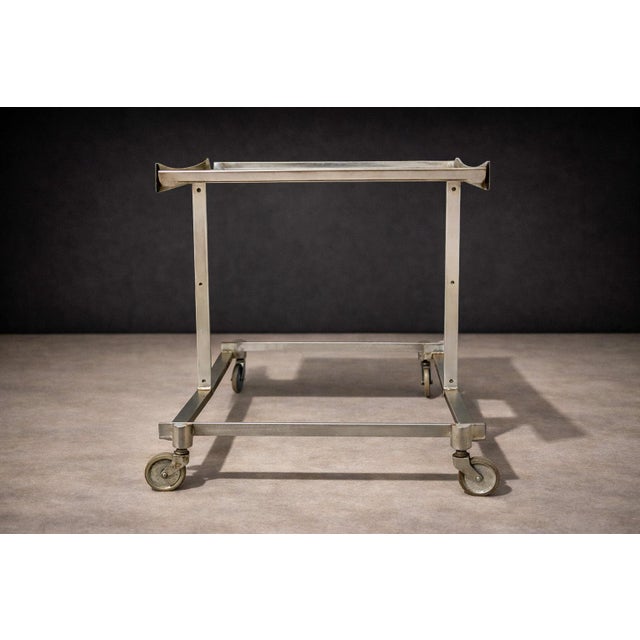 Bar Car With Removable Trays in Rosewood & Metal, Forma, 1960s For Sale - Image 10 of 11