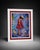 Framed Girl Portrait Print in White Frame For Sale - Image 4 of 4