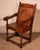 High-Back Armchair in Oak, 1800s For Sale - Image 10 of 11