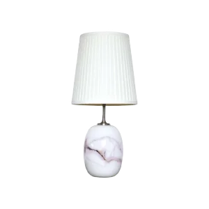 Table Lamp in Glass by Michael Bang for Holmegaard Glassworks, 1982