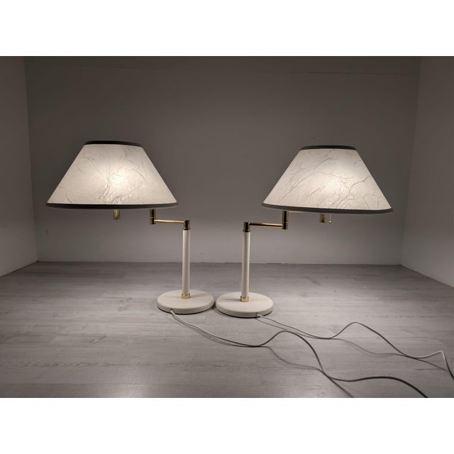 Hollywood Regency Brass Table Lamp For Sale - Image 17 of 18