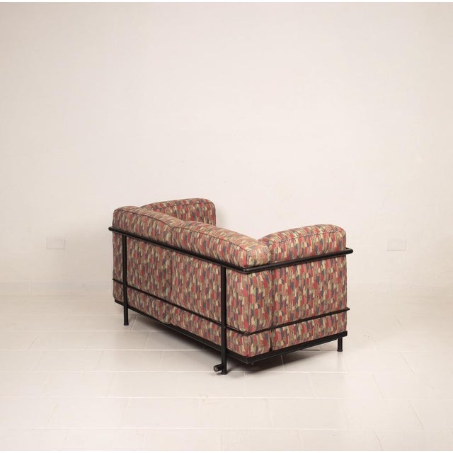 LC2 Sofa by Le Corbusier, Pierre Jeanneret and Charlotte Perriand for Cassina, 1980s For Sale - Image 11 of 18