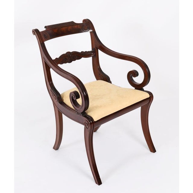 Hollywood Regency Vintage Dining Chairs by William Tillman, 1970s, Set of 10 For Sale - Image 3 of 18