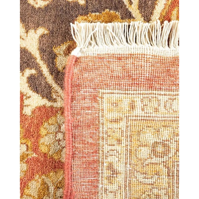 2010s Mogul Collection Hand-Knotted Area Rug - Orange 8' 4" x 10' 3" For Sale - Image 5 of 9