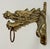 Vintage detailed solid brass dragon motif wall hook with ring. Ideal for some wall glam to hang your favorite plant or...